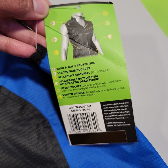 Gold Gym Reflective Vest - Picture 6 of 7